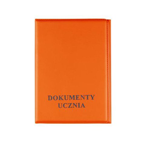Okładka na dokumenty ucznia Biurfol, pomarańczowa